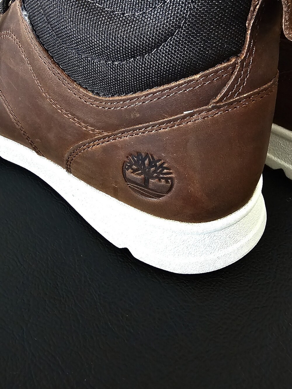 Timberland Brown Leather Chukka Boots Sneaker Hybrid Men's Sz 8.5 & 9 - Picture 5 of 11